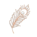 FANTASIA PEACOCK FEATHER BROOCH