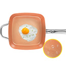 Saucepan Set Frying Pan Non Stick Deep Fry Steamer Lid Stainless Steel Handle Black