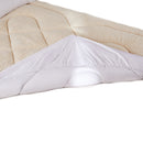 Dreamz Mattress Topper 100% Wool Underlay Reversible Mat Protector King Single