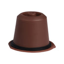 10x Refillable Reusable Coffee Filter Capsules Pods Pod for Nespresso Machine Grey