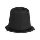 10x Refillable Reusable Coffee Filter Capsules Pods Pod for Nespresso Machine Black