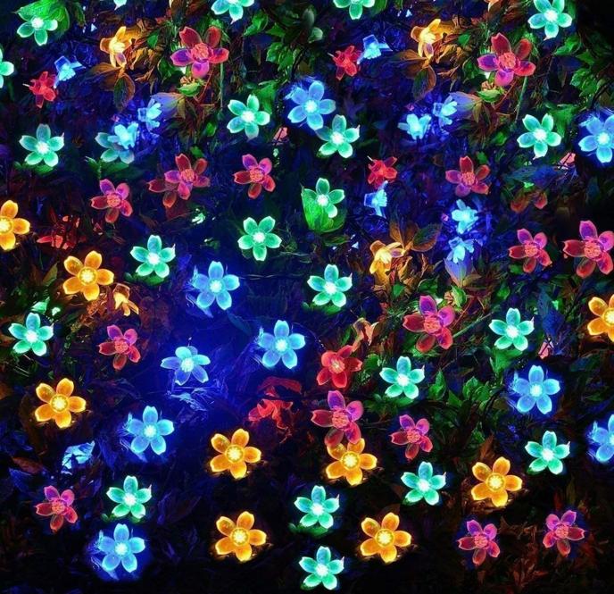 Solar Floral String Light Multicolour