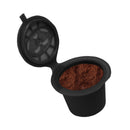 10x Refillable Reusable Coffee Filter Capsules Pods Pod for Nespresso Machine Black