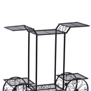 Levede Plant Stand Outdoor Indoor Metal Flower Pots Rack Corner Planter Shelf