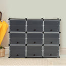 Cube Cabinet Shoe Storage Cabinet Organiser Shelf Stackable DIY 6 Tier 3 Column