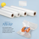 2 Rolls Vacuum Food Sealer Seal Bags Rolls Saver Storage Commercial Grade 22cm