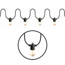 BLACK CORD LED OUTDOOR MARQUEE LIGHTS