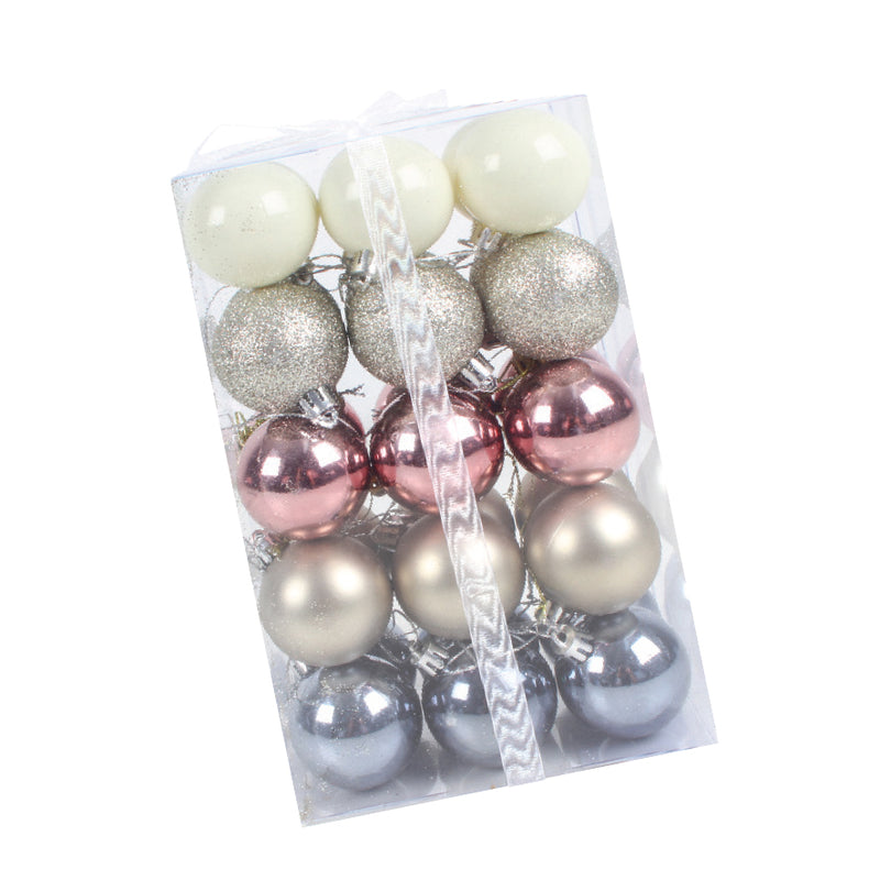 PACK OF 30 CHRISTMAS BAUBLES