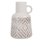 LEO CERAMIC VASE WHITE 21 X 11CM