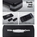 Everfit Aerobic Exercise Step Stepper Risers Workout Gym Cardio Fitness Bench