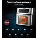 Devanti 10L Air Fryer LCD Fryers Oven Healthy Cooker Oil Free Kitchen Dehydrator