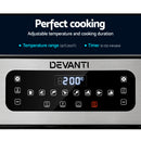 Devanti 10L Air Fryer LCD Fryers Oven Healthy Cooker Oil Free Kitchen Dehydrator