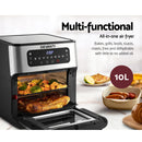 Devanti 10L Air Fryer LCD Fryers Oven Healthy Cooker Oil Free Kitchen Dehydrator
