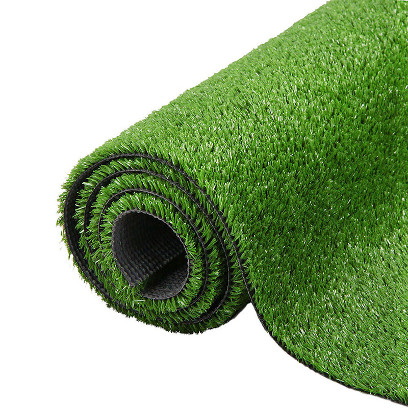 Primeturf Synthetic 10mm 1.9mx5m 9.5sqm Artificial Grass Fake Turf Olive Plants Plastic Lawn