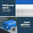 Everfit 6M Air Track Inflatable Gymnastics Mat Tumbling Mat Blue