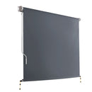 Retractable Straight Drop Roll Down Awning Patio Screen 2.1X2.5M