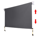 Retractable Straight Drop Roll Down Awning Patio Screen 2.1X2.5M