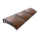 1m x 3m DIY Window Door Awning Canopy Patio UV Sun Shield BROWN