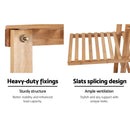 Artiss Garden Plant Stand Bamboo Planter Flower Pots Stand Shelf Indoor Outdoor