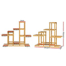 Artiss Bamboo Plant Stand Garden Stand Shelf Planter Flower Pots Indoor Outdoor