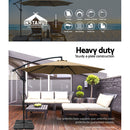 Outdoor Umbrella Stand Base Pod Sand/Water Patio Cantilever Offset