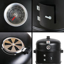 Outdoor BBQ Grill Smoker Portable Charcoal Roaster 3in1 Thermometer