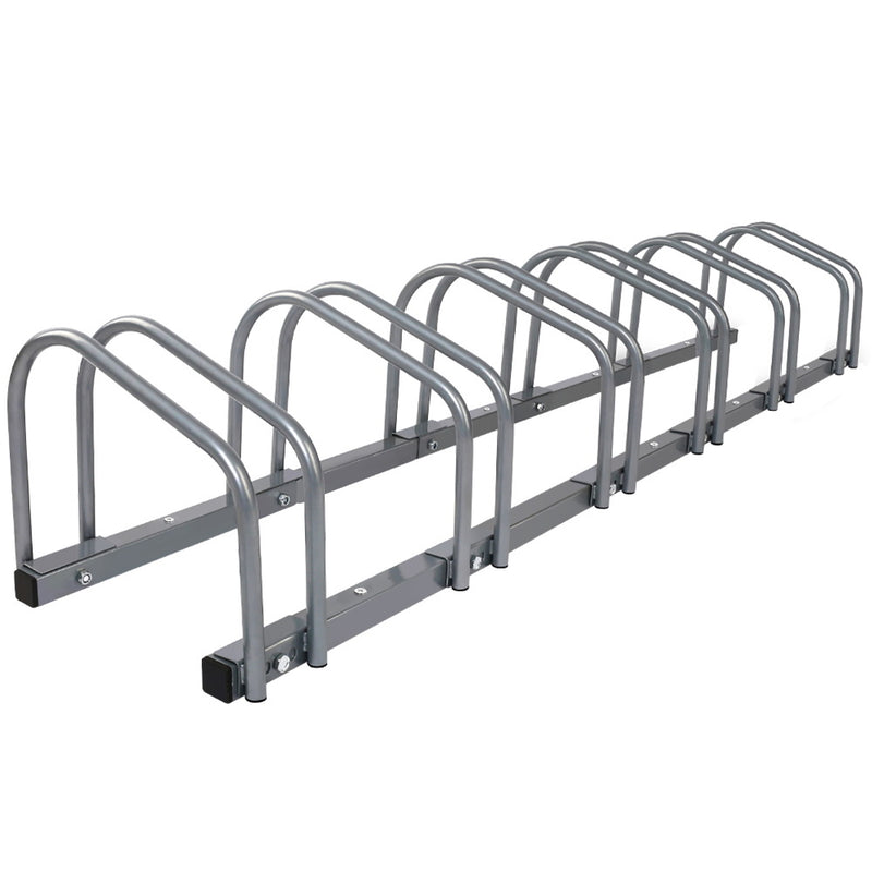 Bike Floor Parking Rack Instant Storage Stand Bicycle Cycling Portable Racks Silver