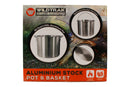 ALUMINUM STOCKPOT AND BASKET 42QT