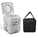 Weisshorn 20L Portable Outdoor Toilet with Carry Bag- Grey