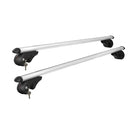 Universal Car Roof Rack Cross Bars Aluminium Silver Adjustable 1200mm Car 90kgs load Carrier