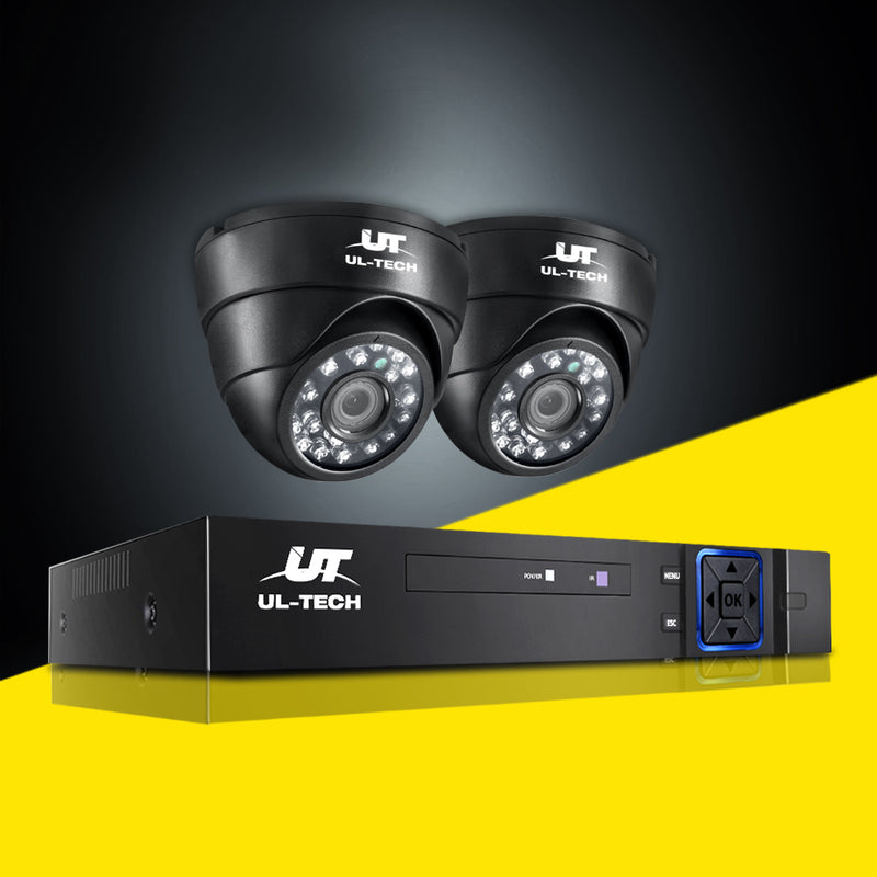 UL-tech CCTV Camera Security System 4CH DVR HD 1080P Outdoor IP Kit Day Night