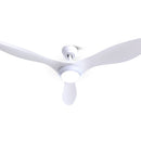 Devanti 52'' Ceiling Fan DC Motor w/Light Remote Control - White