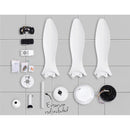 Devanti 52'' Ceiling Fan DC Motor w/Light Remote Control - White