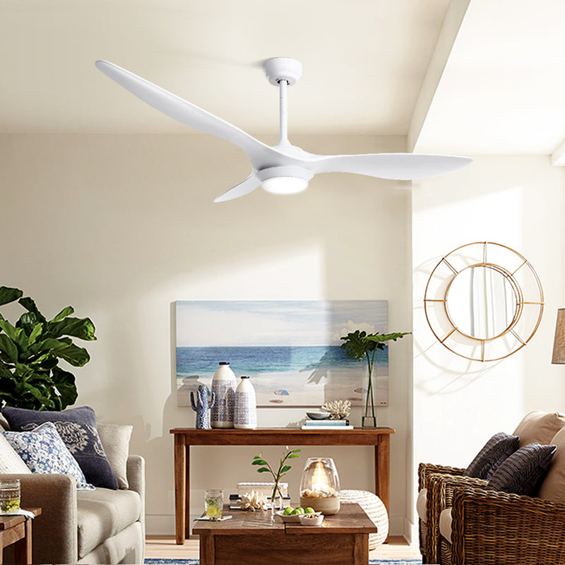 Devanti 52'' Ceiling Fan DC Motor w/Light Remote Control - White