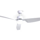 Devanti 52'' Ceiling Fan DC Motor w/Light Remote Control - White