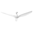 Devanti 64'' Ceiling Fan DC Motor with Light and Remote - White