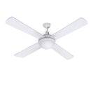 Devanti 1300mm 52'' Ceiling Fan w/Light Remote Control - White
