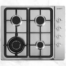 Gas Cooktop 60cm Kitchen Stove 4 Burner Cook Top NG LPG Stainless Steel