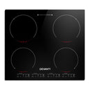 Devanti Electric Induction Cooktop 60cm Ceramic Glass