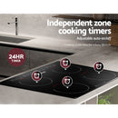 Devanti Electric Induction Cooktop 60cm Ceramic Glass