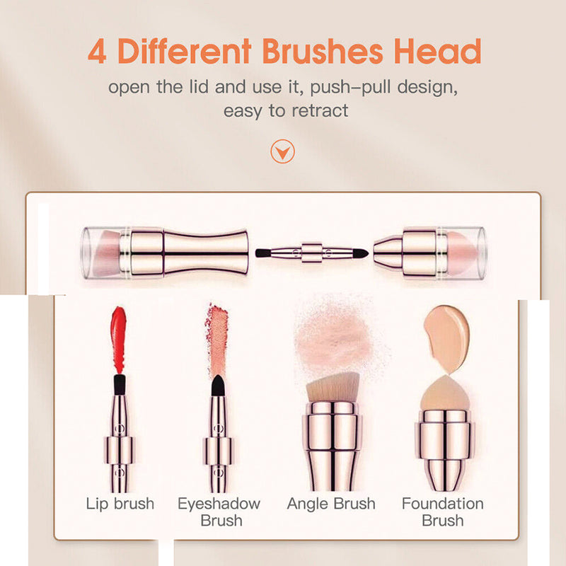 4-in-1 Makeup Brush Set