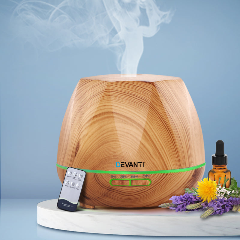 Devanti 4-In-1 Aroma Diffuser Aromatherapy Essential Oil Humidifer 400ml