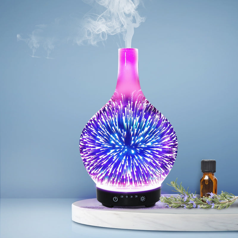 Devanti 4-In-1 Aroma Diffuser Aromatherapy Humidifer Essential Oil 3D LED Light