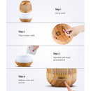 Devanti Aromatherapy Diffuser Aroma Essential Oils Air Humidifier LED Light