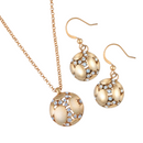 VISCOUNT EARINGS AND NECKLACE SET