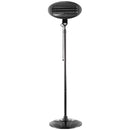 Devanti 2000W Electric Outdoor Patio Heater Radiant Portable Pedestal Heat Bar
