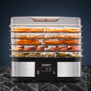 Devanti 5 Trays Food Dehydrators Commercial Fruit Dehydrator Dryer Jerky Maker