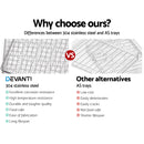 Food Dehydrator 9 Trays Fruit Dehydrators Beef Jerky Maker Dryer Stainless Steel Black