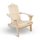 Gardeon Outdoor Furniture Beach Chairs Chair Wooden Adirondack Garden Patio
