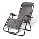 Gardeon Outdoor Portable Recliner  Grey